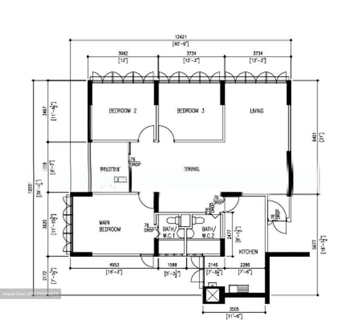 Blk 3 Marine Terrace Walk (Marine Parade), HDB 5 Rooms #614645291
